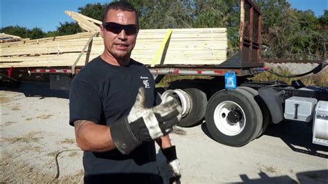 Tire repair on a semi truck (instructional) - YouTube