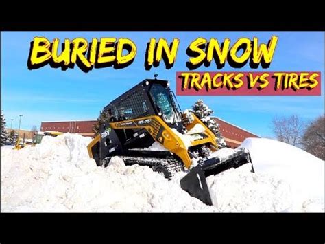 Tires or Tracks on a skid steer in Deep Snow-Can you plow with a ...