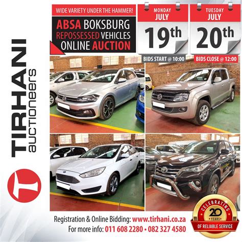 Tirhani Auctioneers on Twitter: "Bids Start: Mon 17 April @ 09:00.