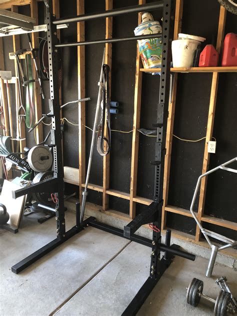 A power rack is also called a squat cage or power cage due to its steel, cage-like construction. They are built with four vertical posts that surround the lifter during their lifts. A power rack is used primarily for barbell exercises, such as squatting, benching, and other heavy barbell lifts. They can also be used for pull-ups, band work .... 