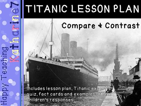 Titanic lesson plan Teaching Resources