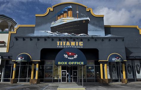 Titanic museum orlando. Experience the grandeur through full-scale room re-creations and authentic artifacts that weave the intricate tapestry of the Titanic, as well as the lives of its passengers and … 