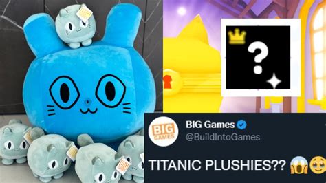 Titanic plushie pet sim x. PET Simulator X - Mystery Pet Minifigure Toys with Collector Clip - Blind Bags 3 Pack and Chance of DLC Code - Surprise Collectable. 449. 100+ bought in past month. $1699. List: $24.99. FREE delivery Fri, Oct 27 on $35 of items shipped by Amazon. Or fastest delivery Wed, Oct 25. Small Business. Ages: 6 years and up. 