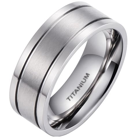 Titanium Rings for Men: Shop for Durable Men