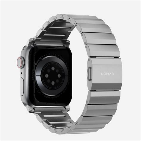 Titanium apple watch band. Nov 29, 2023 · The company recently re-introduced its Titanium Band, promising a sleek and robust option for Apple Watch enthusiasts. Similar to the iPhone 15 Pro and Pro Max , Nomad’s band also makes use of ... 