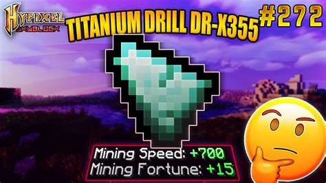 Minecraft. 1. 2. 3. The Titanium Drill DR-X655 is a LEGENDARY Drill. The Titanium Drill DR-X655 can be forged once the player has reached Heart of the Mountain VI. It takes …. 