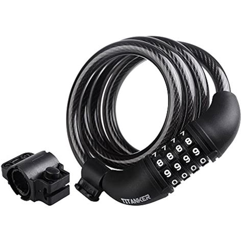 Find helpful customer reviews and review ratings for Titanker Bike Lock, Lock for Bike Locks with Combinations Resettable Bike Lock Cable 4 Feet with Mounting Bracket, 1/2 Inch Diameter at Amazon.com. Read honest and unbiased product reviews from our users.. 