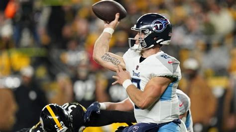 Titans rookie Levis reflects after first NFL loss vs. Steelers