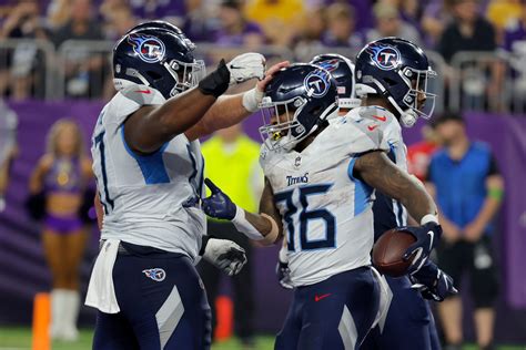 Titans trample the Vikings in a 24-16 preseason victory with 281 rushing yards
