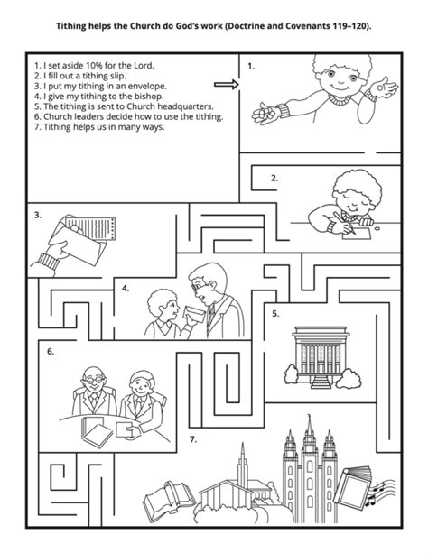 Tithes and offering worksheet.  Have children help as much as possible.  Each workshee...