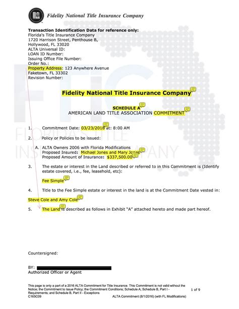 Title Commitment; Permitted Encumbrances Sample Clauses