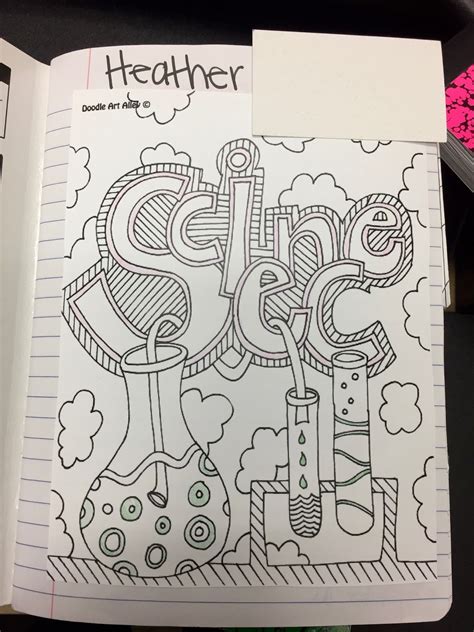 Title Page and Cover Pages for Interactive Notebooks Science notebook
