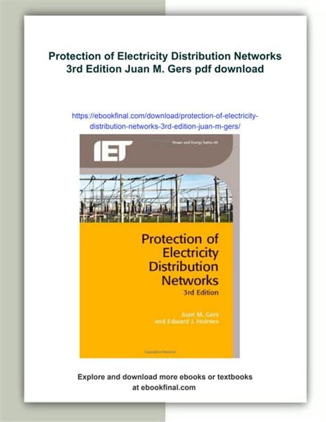 Title Protection Of Electricity Distribution Networks 3rd