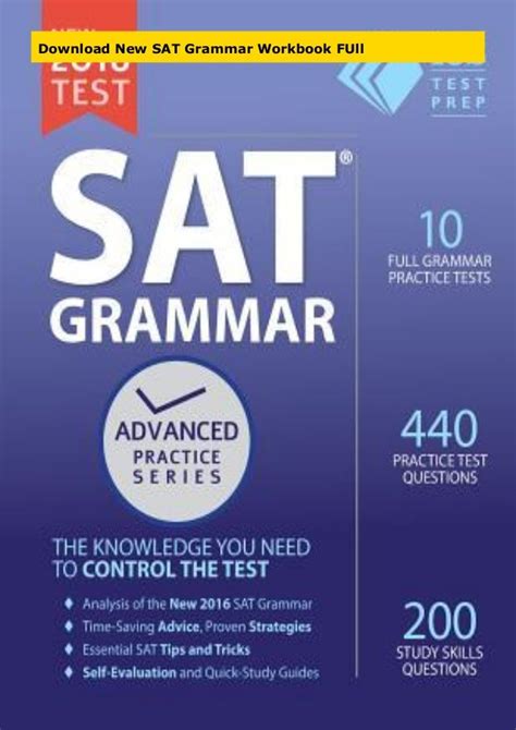 Title The Ultimate Guide To Sat Grammar