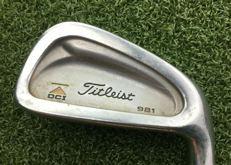 Titleist 981 irons review. DESCRIPTION. The CCi irons combine classic clean lines with cutting edge technology. Each insert is comprised of a high density tungsten weight plug and a feel enhancing polymer. The tungsten weight plug creates a lower CG (center of gravity) position to increase forgiveness while the polymer dampens vibration for … 