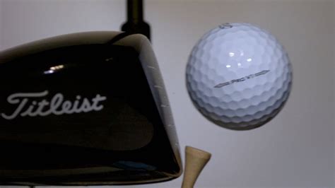 Titleist Golf Balls at The Moment of Impact - YouTube