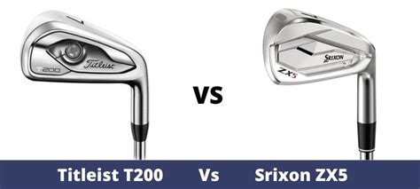 Titleist T200 Vs. Srixon ZX5 Irons Comparison Overview