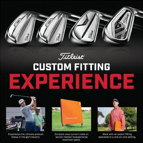 Titleist Fitting Centre. Golf is all about confidence, in your game and your equipment. That’s why Titleist designs the highest performing equipment and offers the most precise club fitting experience in the game. And the best way to truly appreciate the high performance value of Titleist golf clubs, achieve total confidence on every shot .... 