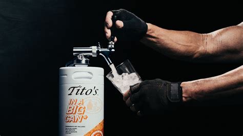Tito’s is trolling canned cocktails with a $200 empty keg