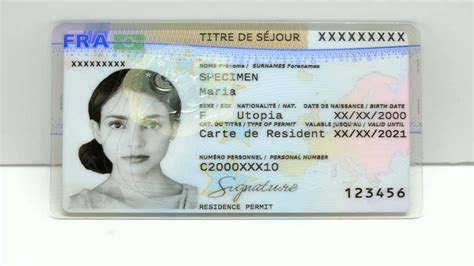 Titre de séjour (renouvellement)