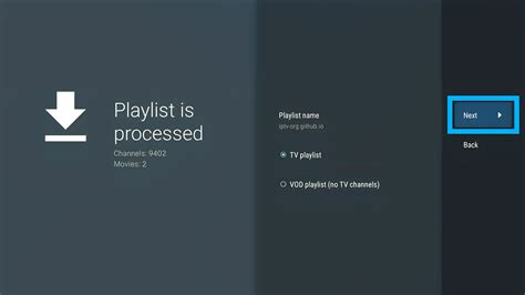 Tivimate processing.  I add the playlist and it gets stuck at processing....