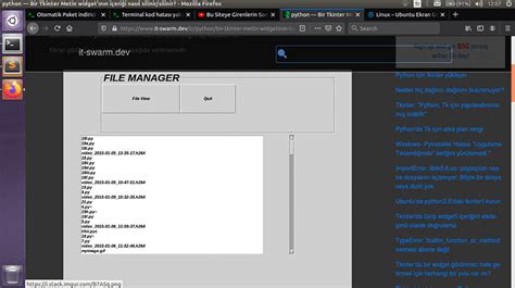 TkInter YazBel forumu. 