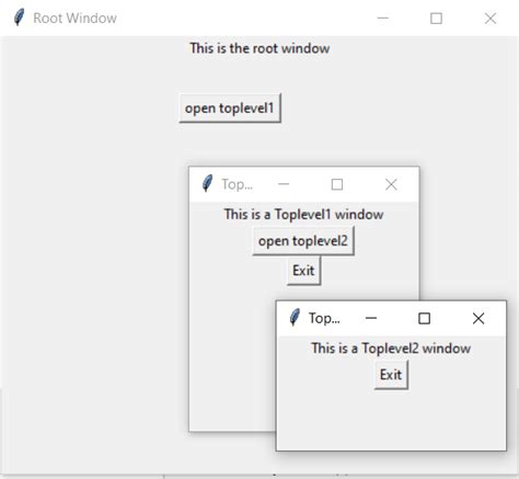 Tkinter documentation.  This creates a toplevel widget of Tk which usuall...