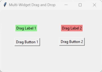Tkinter drag and drop example.  3 days ago · tkinter.  In this article, we will ...
