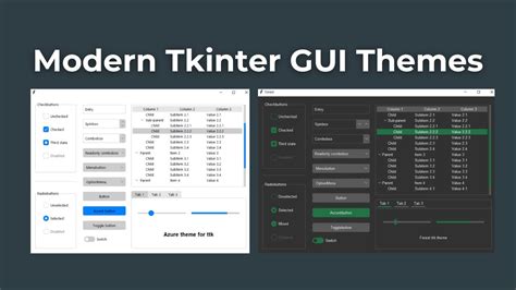 Tkinter gui.  2 days ago · The tkinter.  Sep 12, 2025 · TkDocs features...