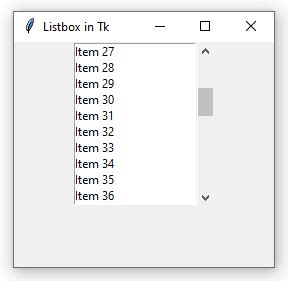 Tkinter listbox double click.  So I create this sort of browser of selected fo...