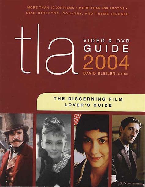 Tla video dvd guide 2004 the discerning film lover s. - Nissan terrano 2002 user manual free diff oil.