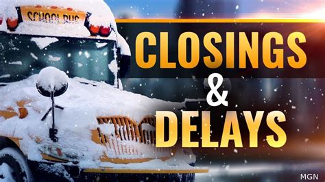Tmj4 closings and delays. Closings and cancellations can be found on the SASD home page or by calling 803-SNOW (7669). Make sure you click the refresh button when checking the SASD webpage for school closings. Families with students in the Sheboygan Area School District will receive an automated phone call, email, and/or text message through our School Messenger/Skylert ... 
