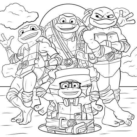 Tmnt Coloring Page