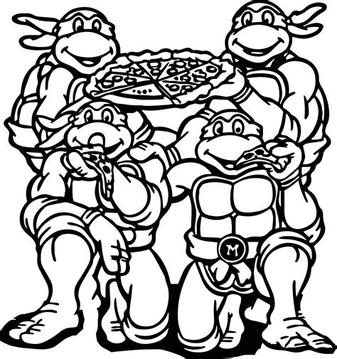 Tmnt Coloring Pages Coloring Pages