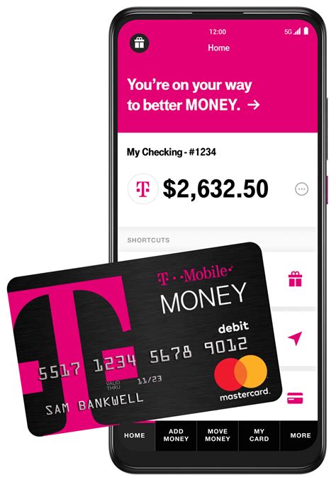 Tmobile bank account. Manage accounts. Check your balance, deposit checks, [2] view statements, pay bills, transfer money between your accounts and set up alerts [3] through email, text or push notifications. Browse cash-back deals with BankAmeriDeals® [4] no matter where you are. It's all right at your fingertips, on your timeline. 