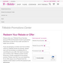 T-Mobile rebate card number. Hi all, Just received 