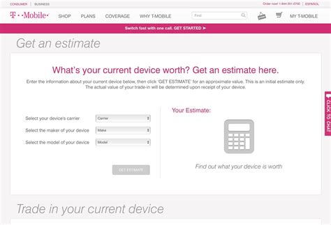 Tmobile trade in device. Get a Device Trade-in estimate online. Choose how to pay for your device, like with an Equipment Installment Plan (EIP) to purchase your device over time, interest free. If you're financing, like with EIP, make sure you understand how to use e-Signature to authorize your purchase. If your current device isn't working, check out potential ... 