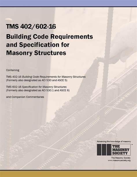 Tms 402/602-16 : Building Code Requirements and Specification …