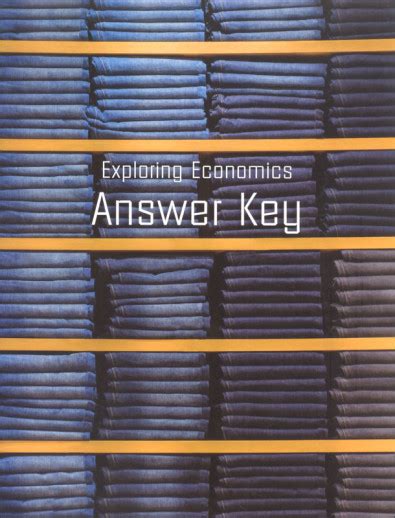 To Answer Economics Essentials Key