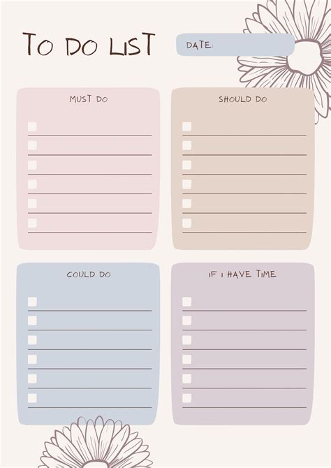To Do Lists Templates