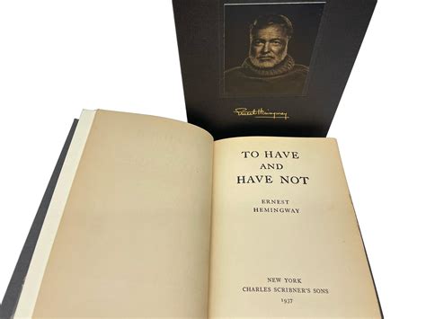 To Have And Have Not Hemingway