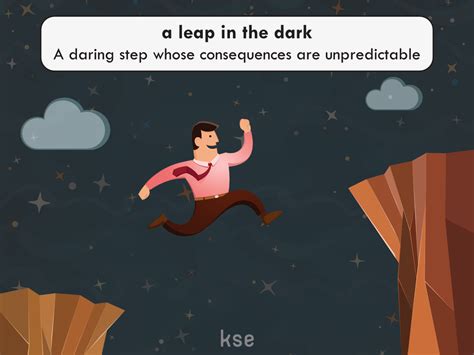 To Leap in the Dark Meaning & Sentence - English Basics