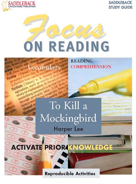 To kill a mockingbird reading guide by saddleback educational publishing. - Solution manual to taub and schilling.