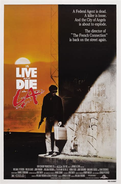 To live and die in l.a.. Jan 7, 2024 · To Live and Die in L.A. is a 1985 American neo-noir action crime thriller film directed and co-written by William Friedkin and based on the 1984 novel by former U.S. Secret Service agent Gerald Petievich, who co-wrote the screenplay with Friedkin. The film features William Petersen, Willem Dafoe and John Pankow among others. Wang Chung … 