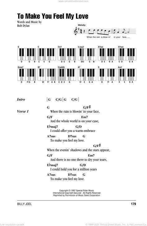 To make you feel my love piano chords. Download and Print Make You Feel My Love sheet music for Piano, Vocal & Guitar Chords by Adele in the range of A♭3-B♭4 from Sheet Music Direct. PASS: Unlimited access to over 1 million arrangements for every instrument, genre & skill level Start Your Free Month Get your unlimited access PASS! 1 Month Free 