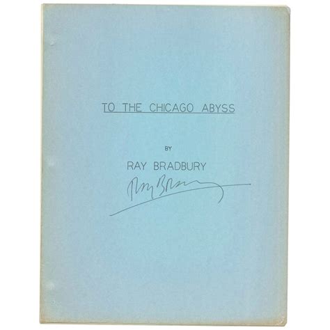 To the Chicago Abyss - Ray Bradbury - Google Books