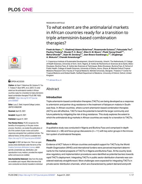 To what extent are the antimalarial markets in African countries