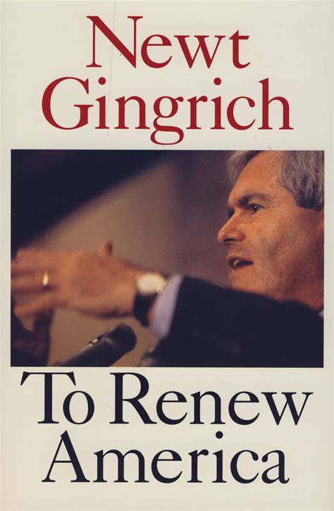 Full Download To Renew America By Newt Gingrich