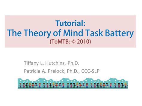 ToMI and ToM Task Battery Translations Theory of Mind …