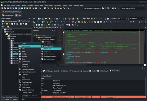 Toad ide.  Get assistance in 4 easy steps.  Track Toad for Oracle is the de facto Oracle d...